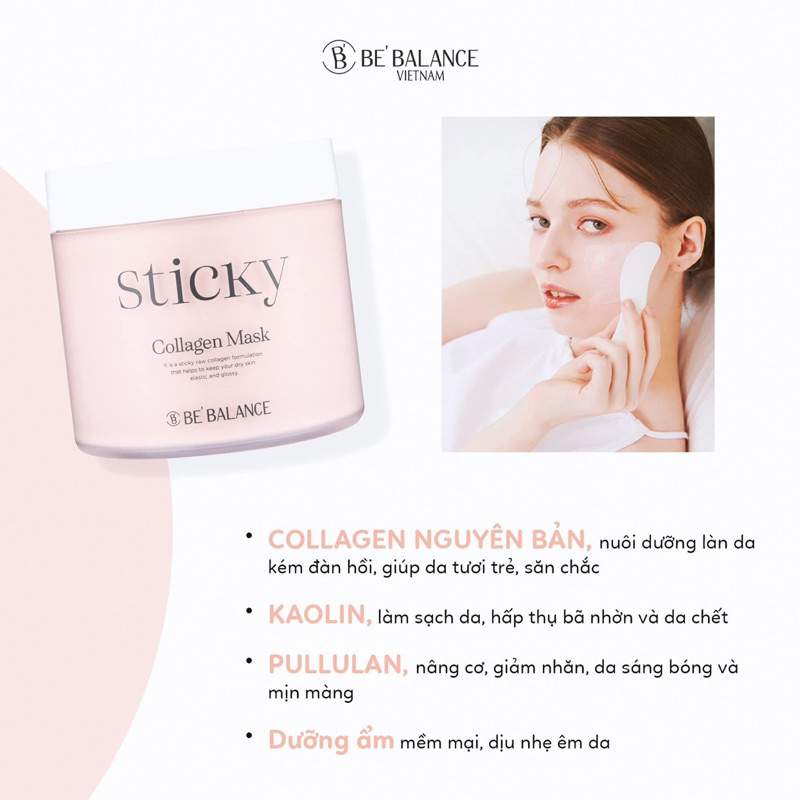 Collagen sticky mask Bebalance