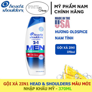 (NK Mỹ) Dầu gội xả 2in1 Head & Shoulders men Old Spice Pure Sport 370ml Made in USA