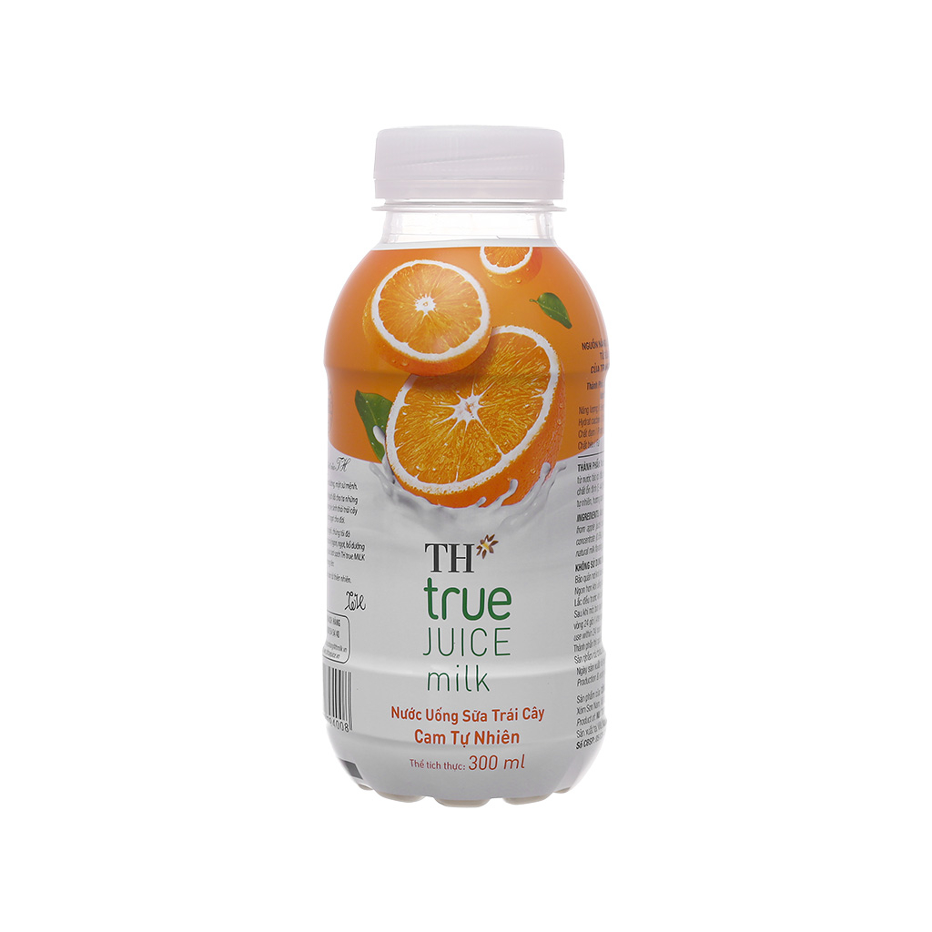 Nước uống sữa trái cây TH True Juice Milk chai 330ml
