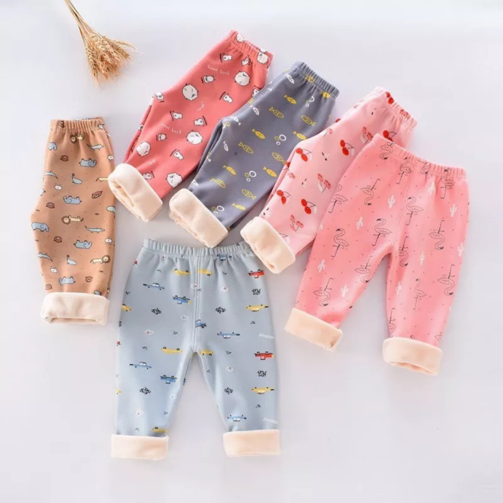 Quần chục dài nỉ bông cho bé trai và bé gái từ sơ sinh đến 15kg