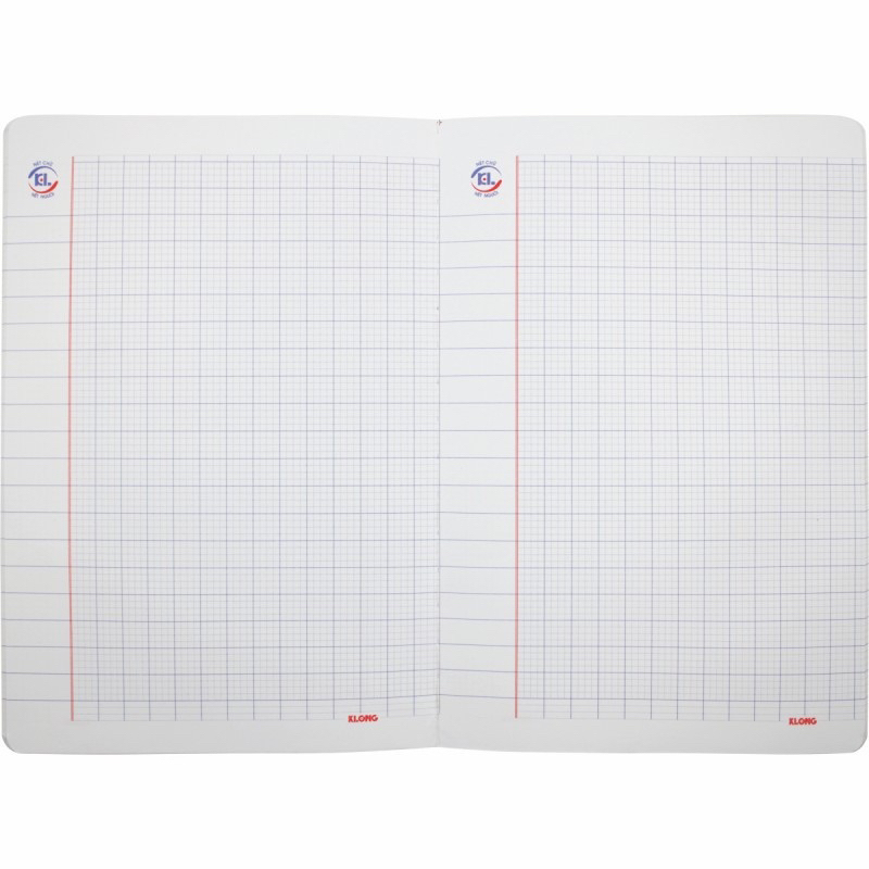 KLONG - Vở 4 ô ly - 5 ô ly may dán gáy cỡ B5 - 48 trang / 80 trang 120/92; MS: 071 - 073 - 041 🐻🏡🌸