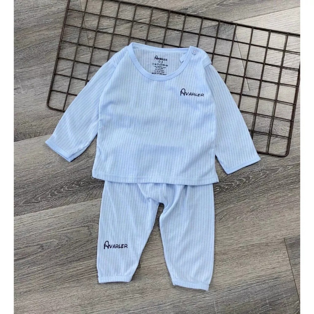 Đồ bộ bé trai , đồ bộ bé gái dài tay chất cotton sợi tre cho bé từ 5kg đến 15kg