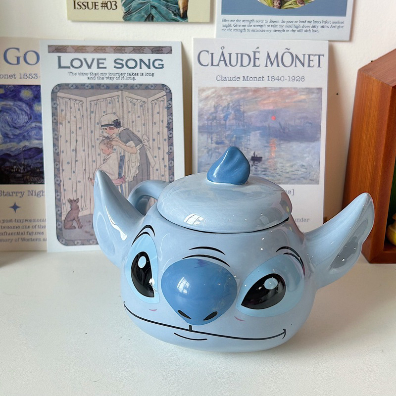 Ly sứ couple Stitch và Angel