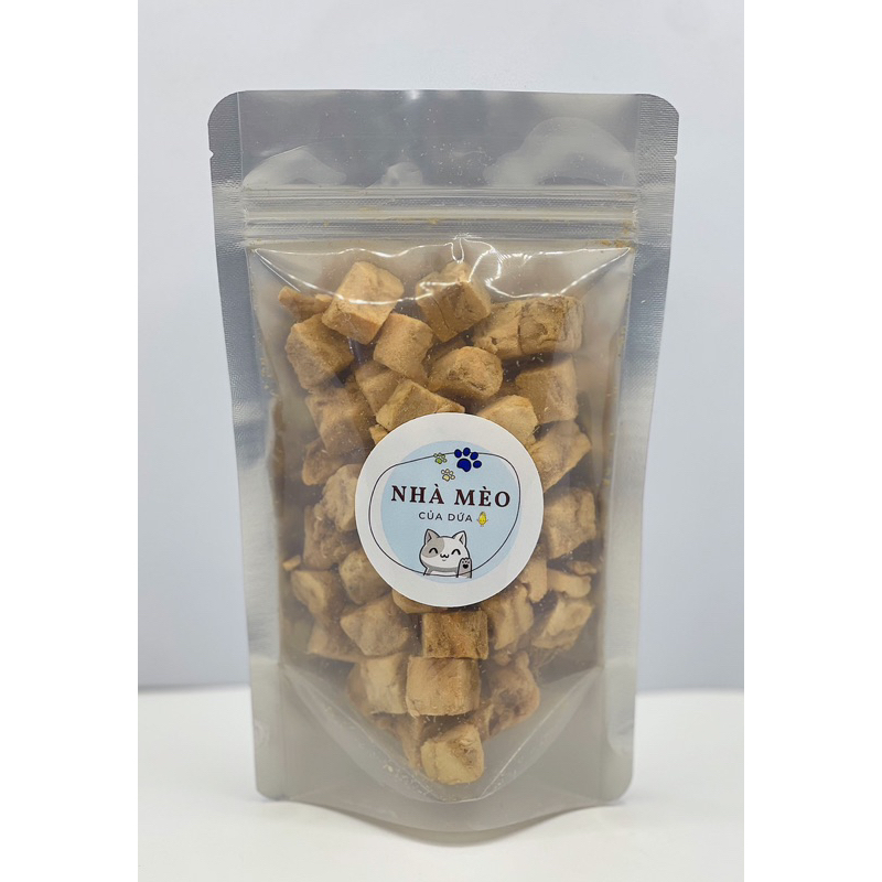 Cá hồi viên sấy khô cho chó mèo - Bổ sung omega 3 giúp mượt lông
