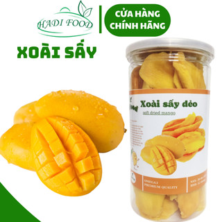 500g xoài sấy dẻo hadifood, xoài sấy dẻo nha trang