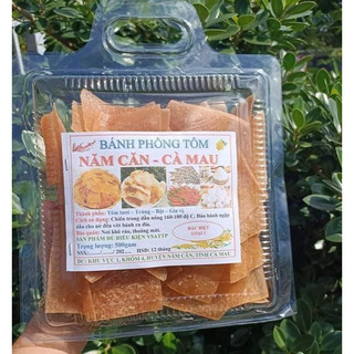 Combo 2 hộp 500g bánh phồng tôm năm căn cà mau - đặc sản cà mau