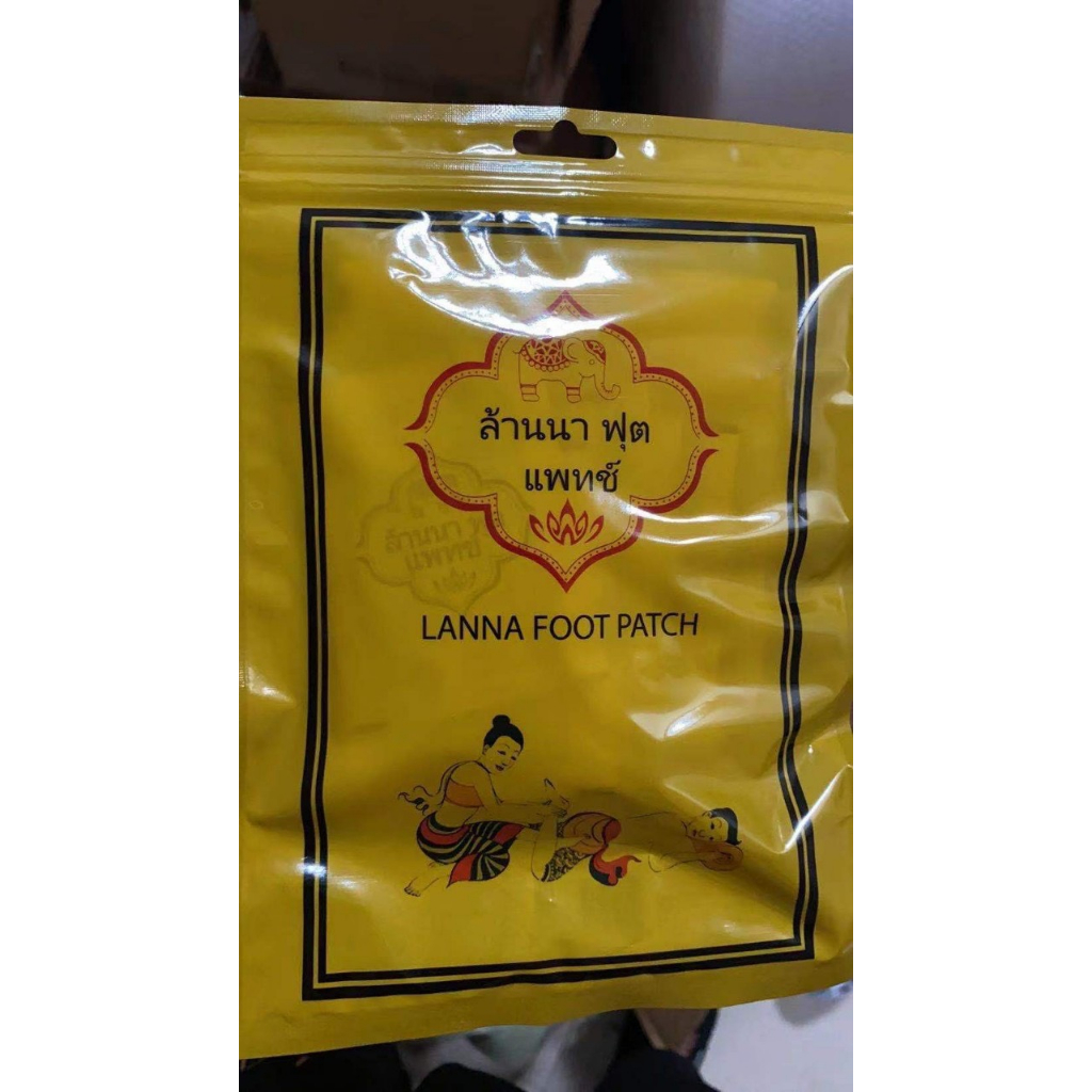 Miếng dán chân thải độc LANNA FOOT PATCH thái lan