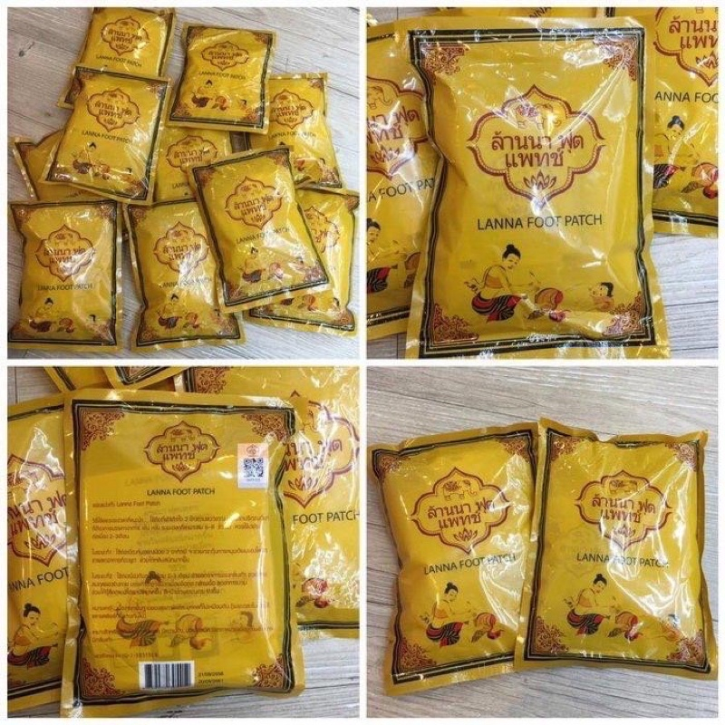 Miếng dán chân thải độc LANNA FOOT PATCH thái lan