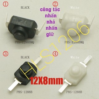 Công tắc nhấn nhả nhấn giữ 12x8 mm