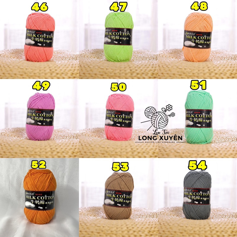 Len Milk Cotton 125g Shengtang chính hãng BẢNG 1