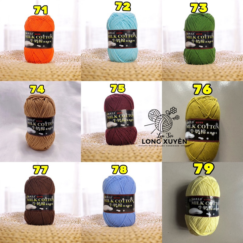Len Milk Cotton 125g Shengtang chính hãng BẢNG 1
