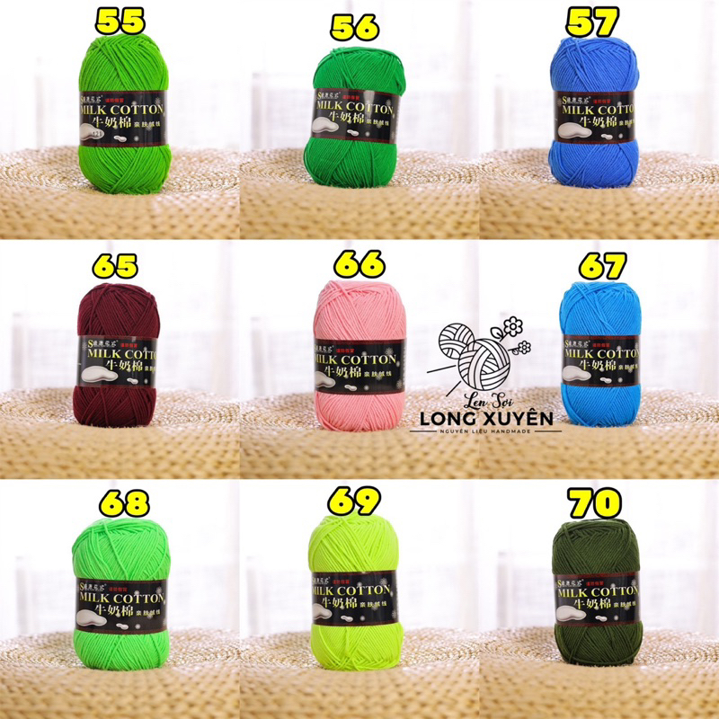 Len Milk Cotton 125g Shengtang chính hãng BẢNG 1
