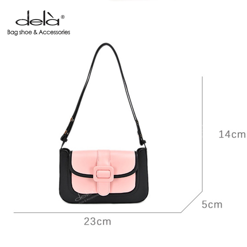 Túi xách đeo vai nữ màu hồng phong cách dễ thương mã t64