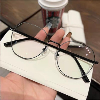  Kính cận thị oval Hàn Quốc  0-4 độ  cao cấp chống ánh sáng xanh và tia UV gọng kính hợp kim 