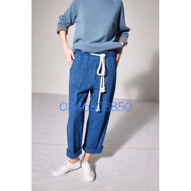 Dây belt thắt lưng sợi thừng cotton to bản