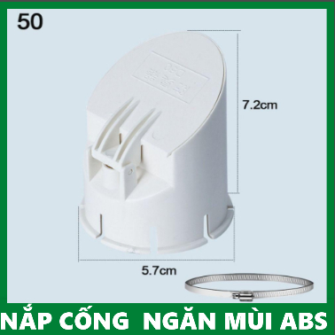 Nắp Đậy Cống Thoát Nước Sàn Nhà Tắm / Ban Công Chống Côn Trùng Màu Trắng 50-160mm Đa Năng