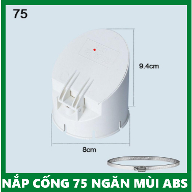 Nắp Đậy Cống Thoát Nước Sàn Nhà Tắm / Ban Công Chống Côn Trùng Màu Trắng 50-160mm Đa Năng