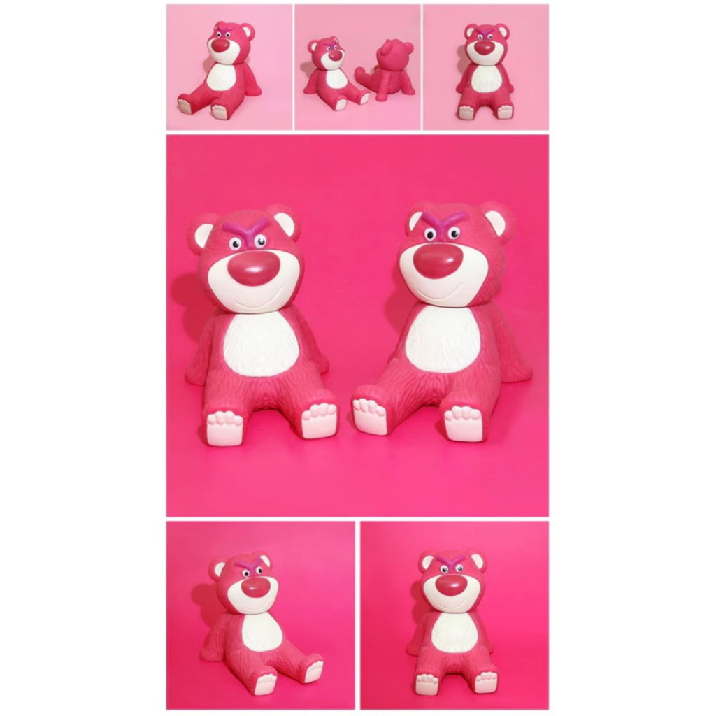 Giá đỡ kệ đỡ điện thoại, máy tính bảng gấu dâu Lotso cute đáng yêu trang trí