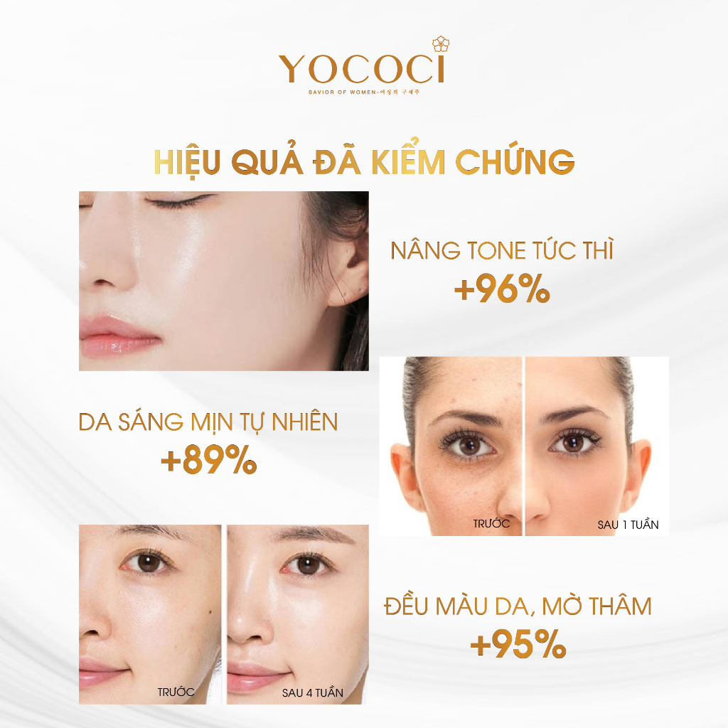 Kem chống nắng da mặt cao cấp Yococi Perfect Sun Cream SPF50+ PA++++ chống nắng toàn diện, ngăn ánh sáng xanh 50g