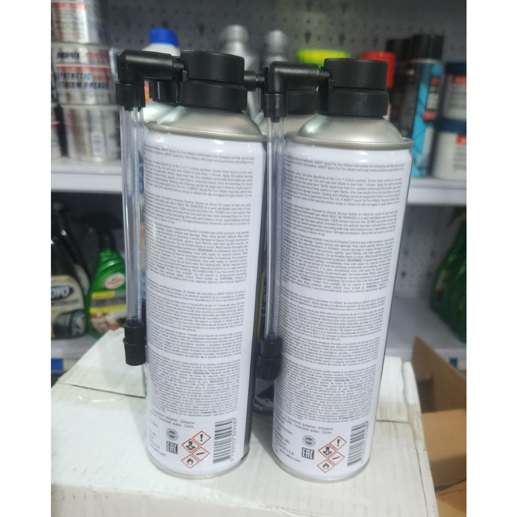 Keo Bơm Tự Vá Vỏ Xe Ôtô-xe máy ABRO QUICK FIX  USA 340g