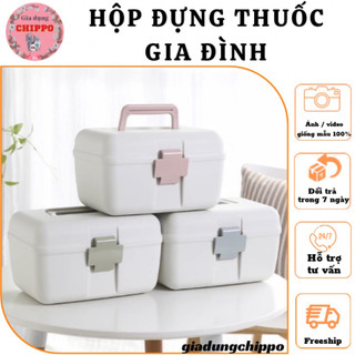 Hộp đựng thuốc gia đình, tủ thuốc y tế mini ,tiện dụng gọn gàng dễ tìm đồ