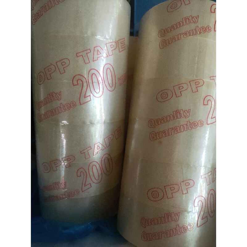 Băng keo trong cây 2kg 6 cuộn lõi mỏng