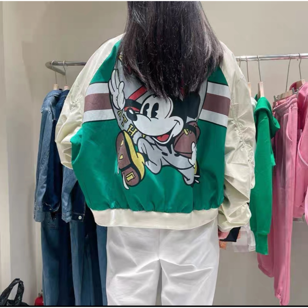 Áo khoác gió cho bé , áo khoác bomber micky 3 màu sành điệu cho bé gái 10-35kg