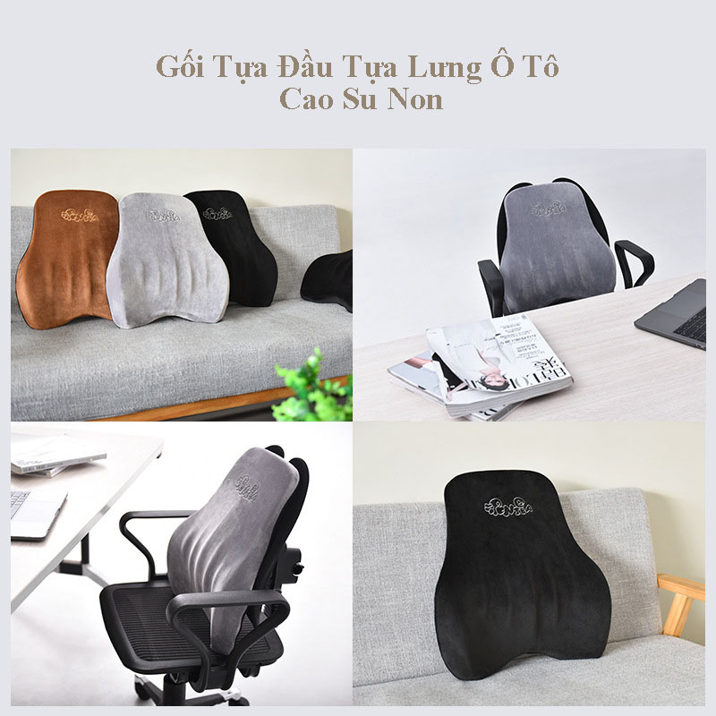 Gối cao su non hàng cao cấp - Tựa lưng cao su non cho ghế ô tô, ghế văn phòng Icaroom | BigBuy360 - bigbuy360.vn