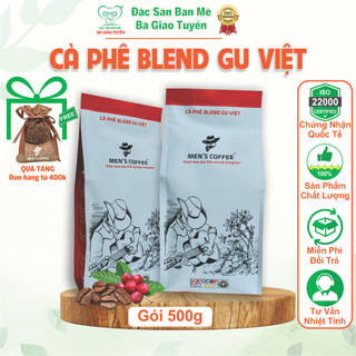 Cà phê blend gu việt men’s coffee 1kg thượng hạng vị đậm đà, đắng nhẹ, mùi thơm quyến rũ