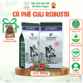 Cà Phê Culi Robusta Men's Coffee - Cà phê nguyên chất Thượng Hạng Vị Đậm Đà ,Ngọt Hậu, Mùi Thơm Quyến Rũ 1kg