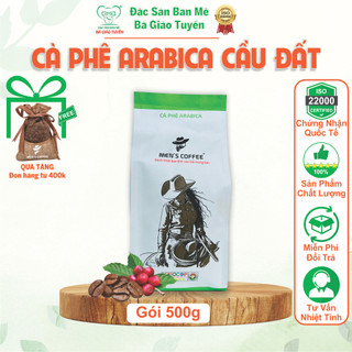 Cà Phê Arabica Men's Coffee gói 500Gr Nguyên Chất Vị Chua Thanh, Nhẹ Nhàng, Hương Thơm Quyến Rũ, Ngọt Hậu.