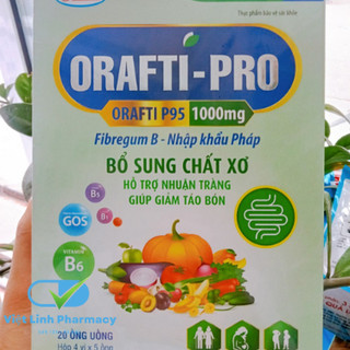 Bổ sung chất xơ, nhuận tràng, giảm táo bón orafti - pro
