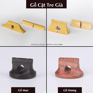 Ngựa đàn nhị, líu - đàn cò bằng tre - gỗ hương, gỗ mun