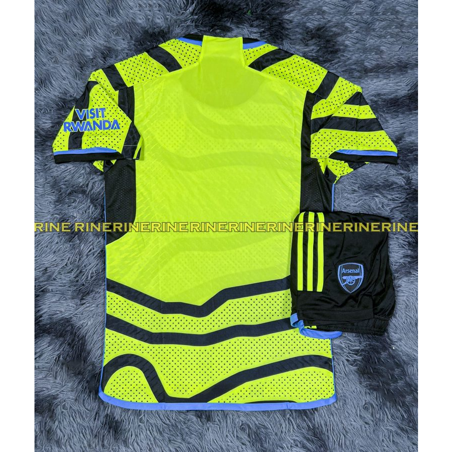 Bộ áo bóng đá Ars - arsenal sân khách Super Bodyfix hàng Thailand 2023-2024 Giống thi đấu