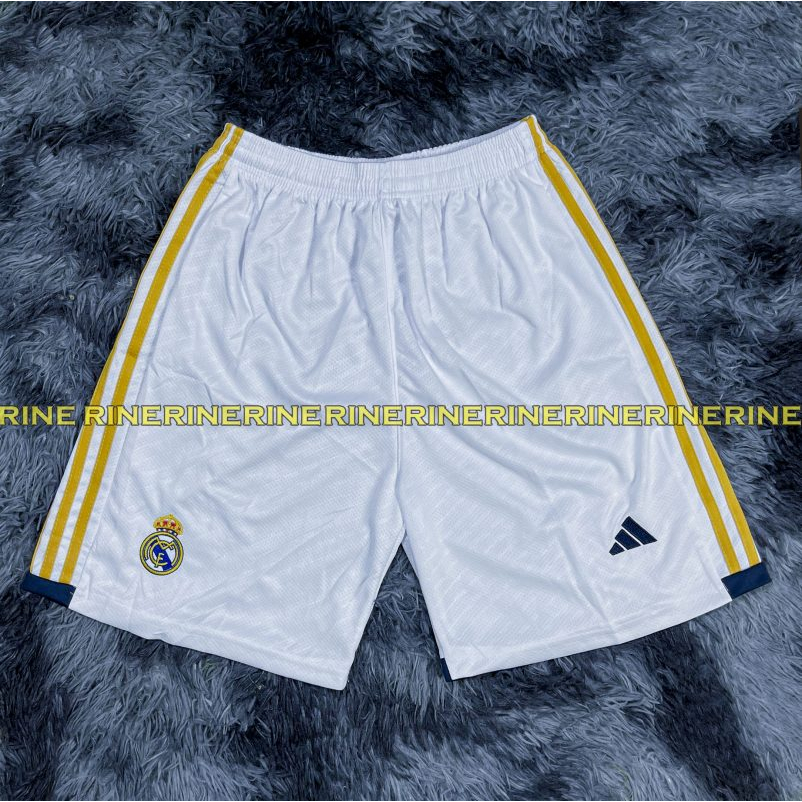 Bộ áo bóng đá Real sân nhà Super Bodyfix hàng Thailand 2023-2024 Giống thi đấu