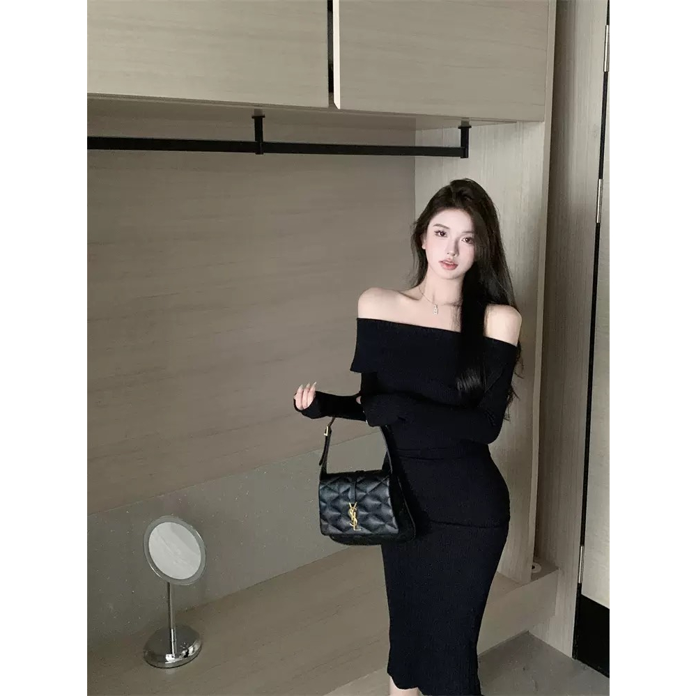 VÁY BODY LEN TRỄ VAI TÔN DÁNG HÀNG QUẢNG CHÂU