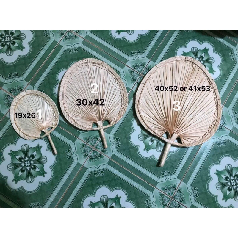 Quạt lá cọ,lá kè decor trang trí,vintage,làm đồ handmade,…