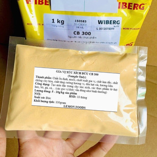 [Hàng chuẩn, Chính hãng] [Gói 100g-500g] Hương vị xúc xích CB300 chính hãng chuẩn hương vị xúc xích Đức