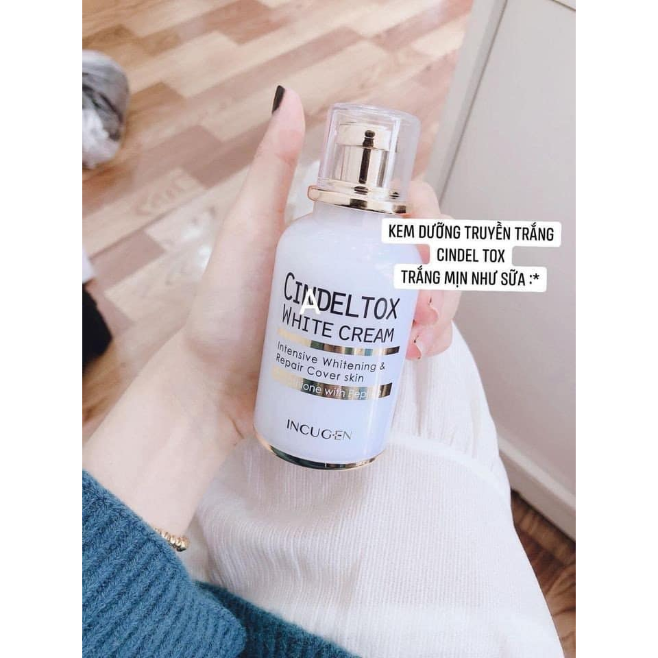 Kem truyền trắng Cindeltox - siêu phẩm dưỡng trắng