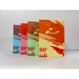 Giấy in màu summer khổ a4 đl 80gsm