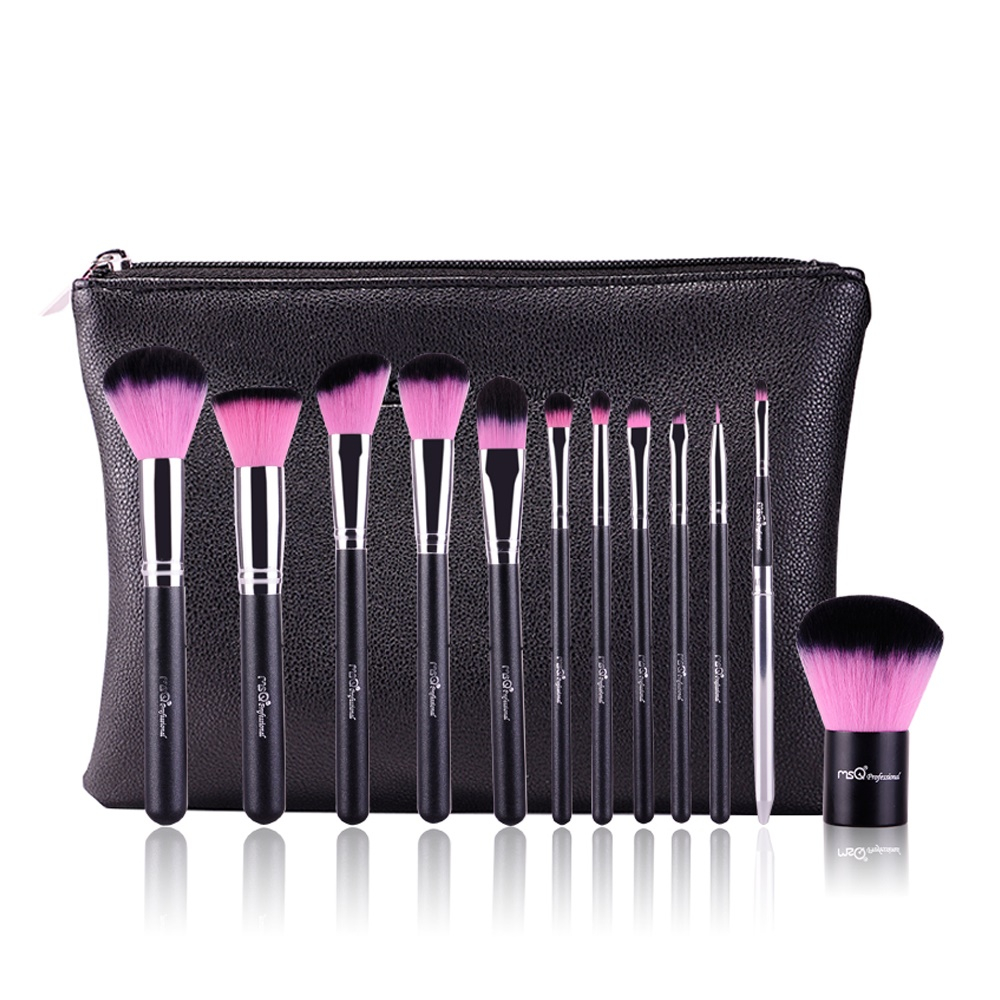 Bộ Cọ 12 Cây MSQ New Arrival 12Pcs Make Up Brush (Pink)