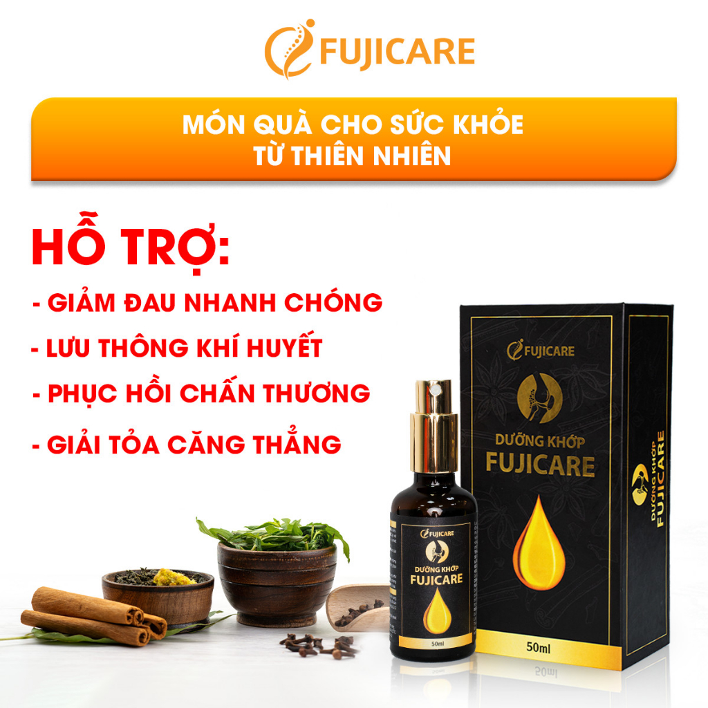Dưỡng Khớp Fujicare - Tinh Dầu Xoa Bóp