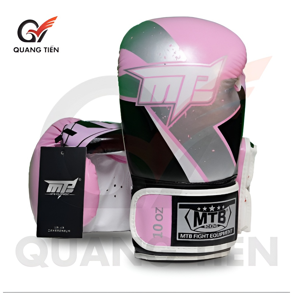 Găng tay Boxing Max MTB màu hồng