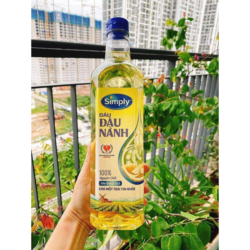 Dầu ăn Simply đậu nành 1lit