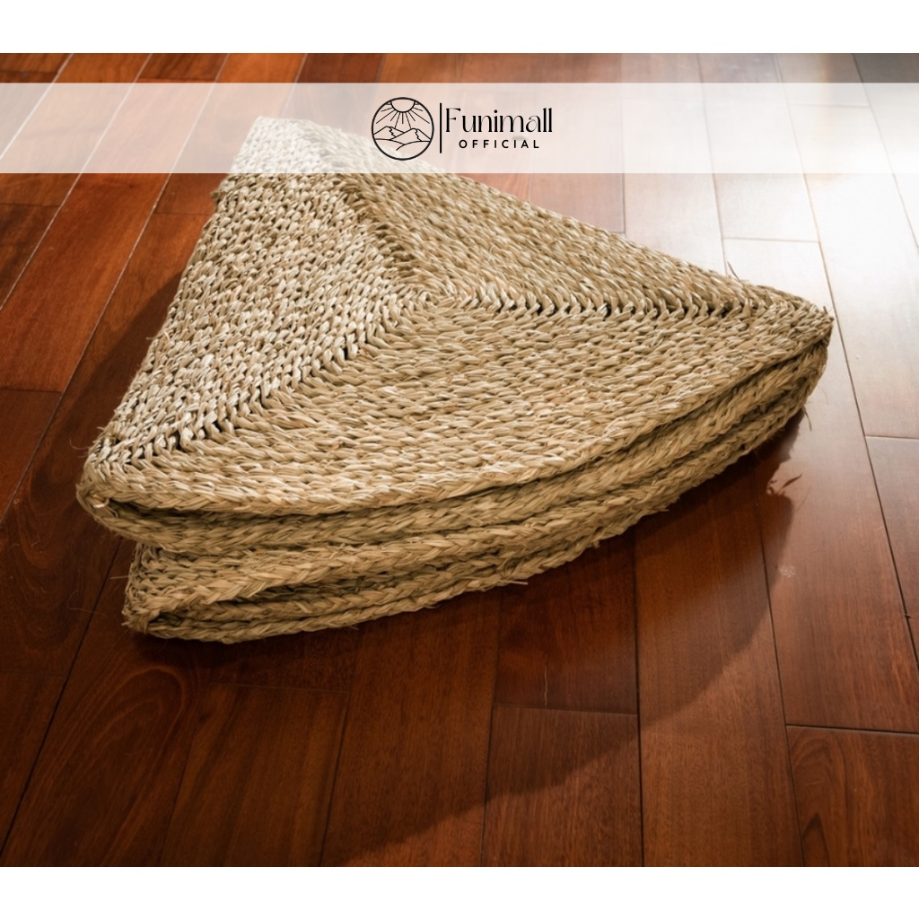 Xưởng Thảm cói tròn trải sàn phòng khách, phòng ngủ, quán cafe, nhà hàng, homestay, thảm cói treo tường Vintage