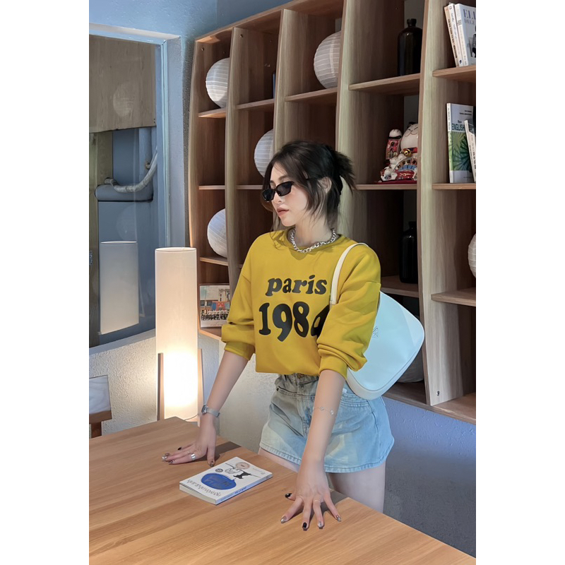 Áo Nỉ Xốp Chữ