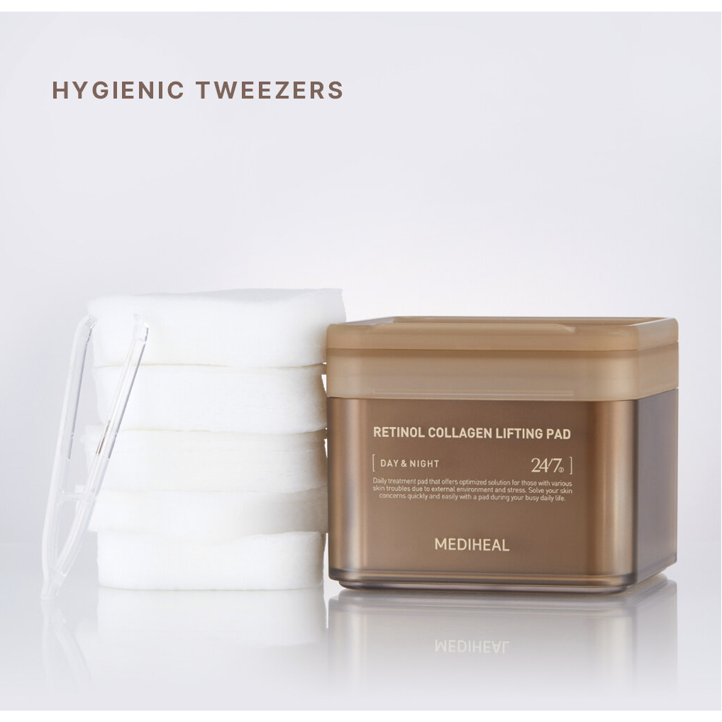 PAD Nâng Cơ Săn Chắc Da Chống Lão Hóa MEDIHEAL RETINOL COLLAGEN LIFTING PAD 100 Miếng