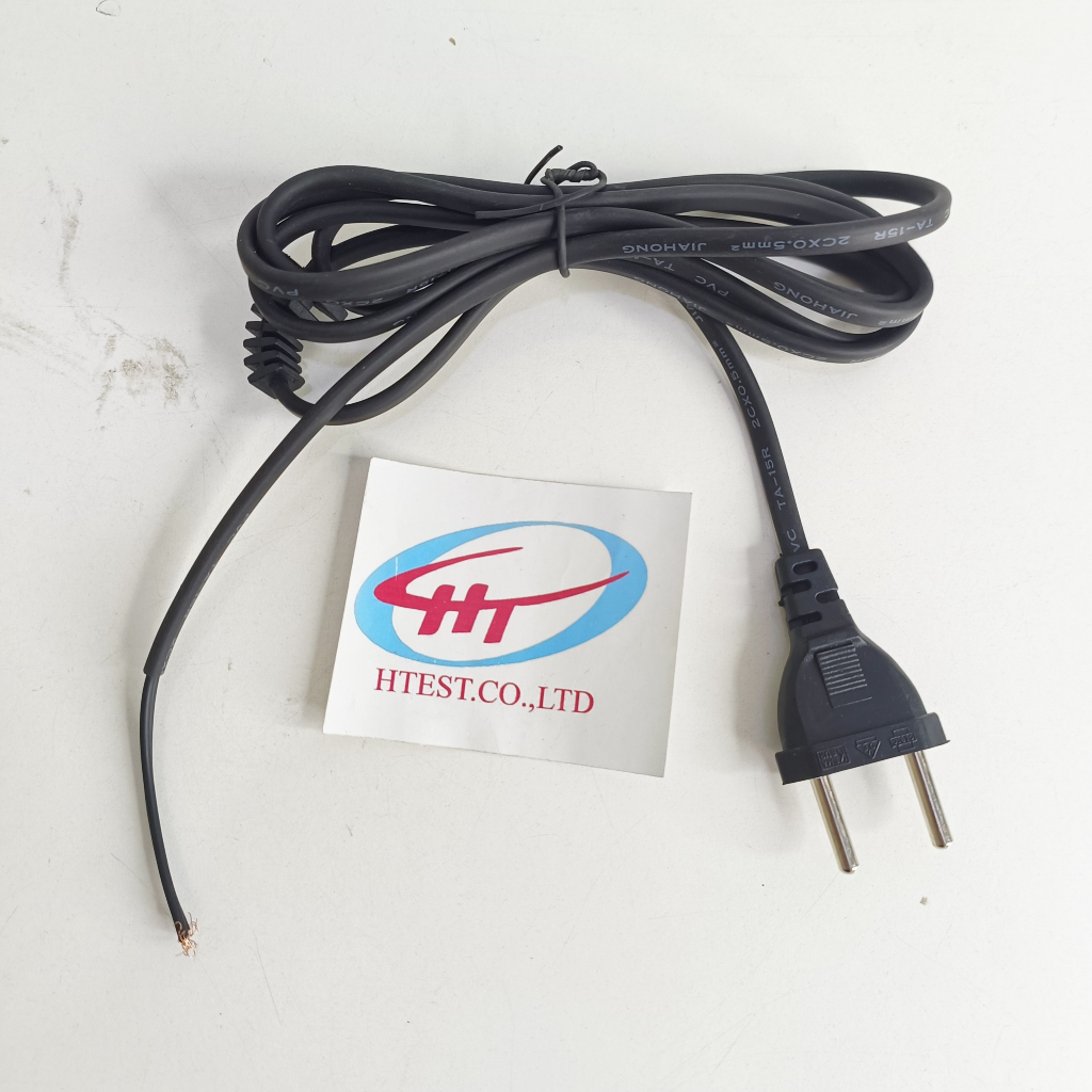 Dây nguồn dẹp đen 1.8M có nút