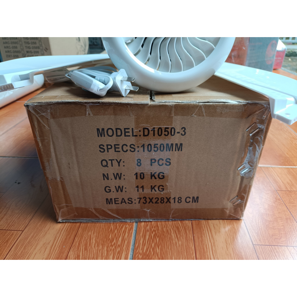 Quạt Trần mini cỡ đại 3 cánh dài 45cm