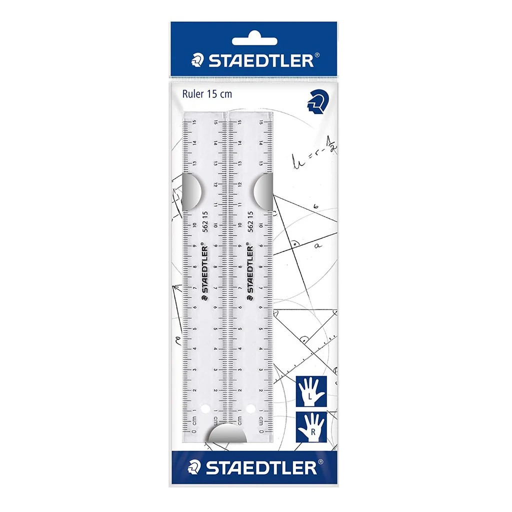 Thước kẻ học sinh 15cm STAEDTLER Ruler 562 150 IPB
